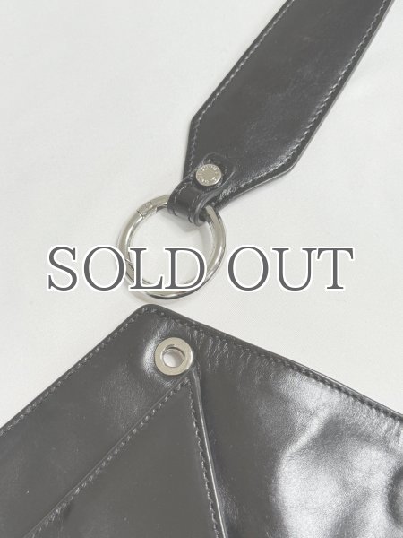 画像15: DIENÉE - DISTRICT  ショルダーレザーバッグ - Black Crush Leather (15)