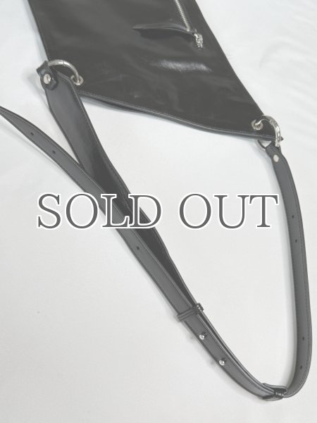 画像13: DIENÉE - DISTRICT  ショルダーレザーバッグ - Black Crush Leather (13)