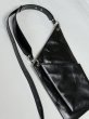 画像7: DIENÉE - DISTRICT  ショルダーレザーバッグ - Black Crush Leather (7)