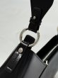 画像6: DIENÉE - VENERE CUBE  キューブ型セミパテントレザーバッグ - Black Semi Patent Leather (6)