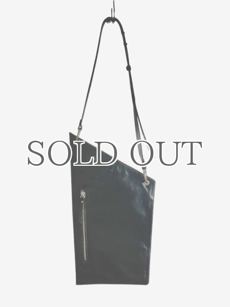 画像10: DIENÉE - DISTRICT  ショルダーレザーバッグ - Black Crush Leather (10)