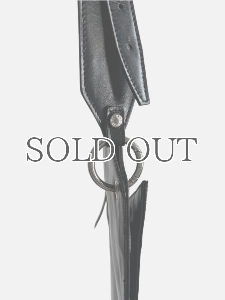 画像11: DIENÉE - DISTRICT  ショルダーレザーバッグ - Black Crush Leather (11)