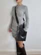 画像3: DIENÉE - DISTRICT  ショルダーレザーバッグ - Black Crush Leather (3)