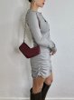 画像10: DIENÉE - VENERE CUBE SMALL  キューブ型セミパテントレザーバッグ - Burgundy Semi Patent Leather (10)