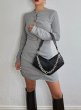 画像9: DIENÉE - VENERE CUBE  キューブ型セミパテントレザーバッグ - Black Semi Patent Leather (9)