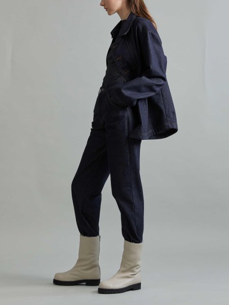 画像12: 【DRAE 】BRUSHED-BACK NON-FADE STRAIGHT JEAN ／ストレート インディゴデニムパンツ［INDIGO］ (12)