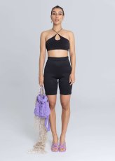 画像5: ESTHE  - Cross Cut Bralette クロスカットブラトップ - Black (5)