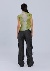 画像6: ESTHE  - Organza Cargo Trousers オーガンジートラウザーパンツ - Black (6)
