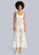 画像1: ESTHE -  SHEER LACE SLIP DRESS  シアーレースドレス - OFF WHITE (1)