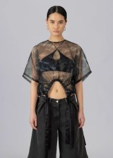 画像7: ESTHE  - Cross Cut Bralette クロスカットブラトップ - Black (7)