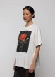 画像4: 【12月下旬発送】［ESTHE］Rose Print Cotton T-Shirt  -  WHITE (4)