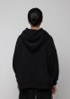 画像7: ［ESTHE］Rose Print Cotton Hoodie - Black (7)