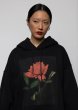 画像6: ［ESTHE］Rose Print Cotton Hoodie - Black (6)