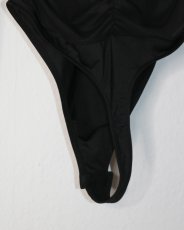 画像7: ESTHE - Gathered Mesh Long Sleeve Bodysuit  ギャザーメッシュボディスーツ - Black (7)