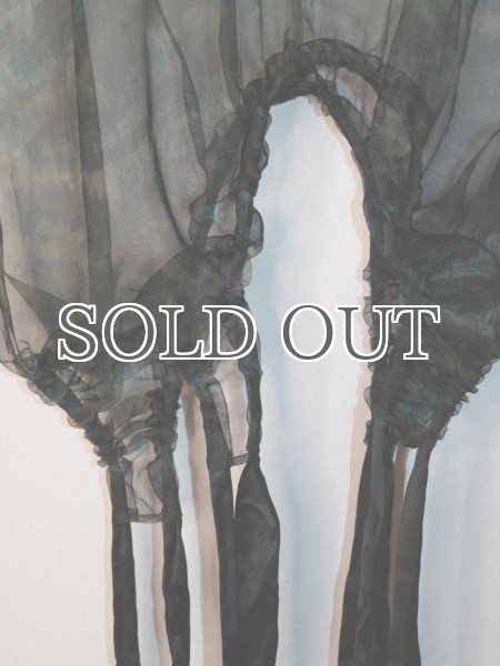 画像8: ESTHE - Organza Ribbon T-Shirt  オーガンジーリボンTシャツ - Forest Print (8)