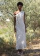 画像8: ESTHE - ONE SHOULDER JACQUARD MAXI DRESS  ジャガードワンショルダーマキシドレス - OFF WHITE (8)