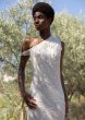 画像12: ESTHE - ONE SHOULDER JACQUARD MAXI DRESS  ジャガードワンショルダーマキシドレス - OFF WHITE (12)