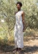 画像9: ESTHE - ONE SHOULDER JACQUARD MAXI DRESS  ジャガードワンショルダーマキシドレス - OFF WHITE (9)
