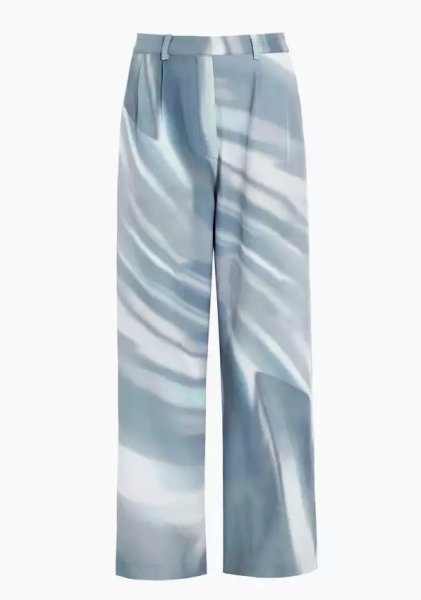 画像1: HOSBJERG - Johanna Pants マーブルプリントパンツ – Ice Blue Print  (1)