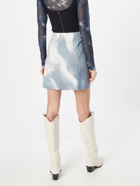 画像5: HOSBJERG - Johanna Skirt マーブルプリントスカート – Ice Blue Print  (5)