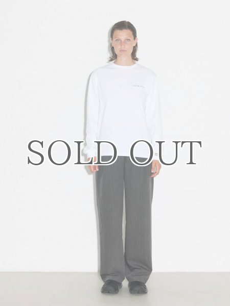 画像3: HOSBJERG - Nataly LS T-Shirt ロングスリーブTシャツ - White (3)