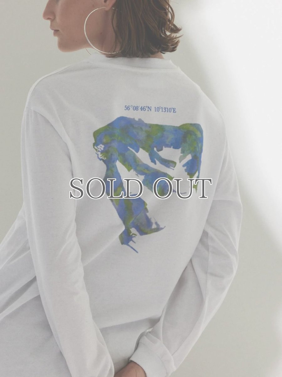 画像1: HOSBJERG - Nataly LS T-Shirt ロングスリーブTシャツ - White (1)