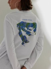 画像1: HOSBJERG - Nataly LS T-Shirt ロングスリーブTシャツ - White (1)