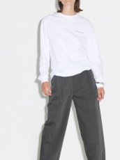画像5: HOSBJERG - Nataly LS T-Shirt ロングスリーブTシャツ - White (5)