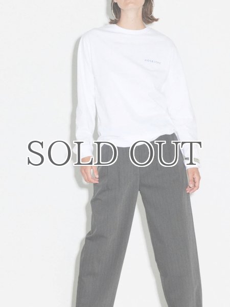 画像5: HOSBJERG - Nataly LS T-Shirt ロングスリーブTシャツ - White (5)