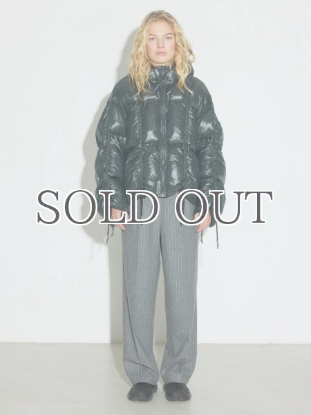 画像6: HOSBJERG - Paris Puffer ドローストリングパファージャケット - Dark Grey (6)