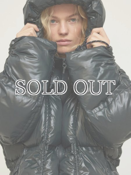 画像9: HOSBJERG - Paris Puffer ドローストリングパファージャケット - Dark Grey (9)