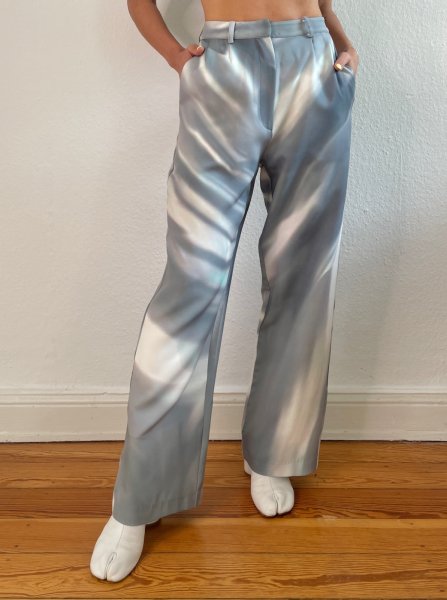 画像5: HOSBJERG - Johanna Pants マーブルプリントパンツ – Ice Blue Print  (5)