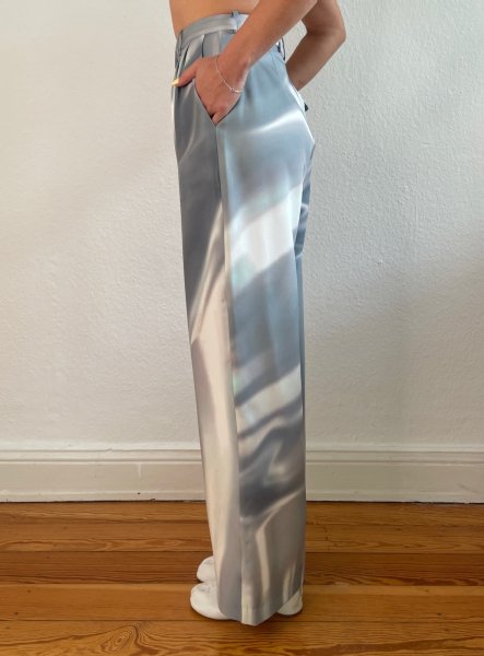 画像8: HOSBJERG - Johanna Pants マーブルプリントパンツ – Ice Blue Print  (8)