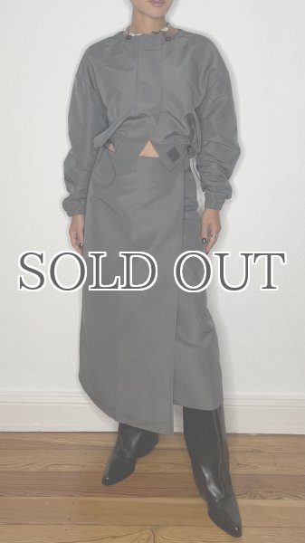 画像12: 【60%OFF】［HOSBJERG］ Philadelphia Jacket フィラデルフィアクロップジャケット - Grey (12)