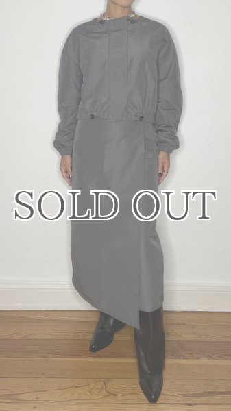 画像10: 【60%OFF】［HOSBJERG］ Philadelphia Jacket フィラデルフィアクロップジャケット - Grey (10)