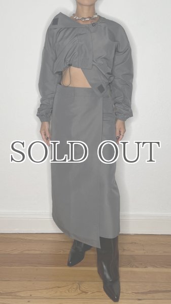 画像18: 【60%OFF】［HOSBJERG］ Philadelphia Jacket フィラデルフィアクロップジャケット - Grey (18)