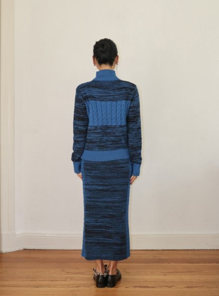 画像17: HOSBJERG - Pixie Zipper Turtleneck  ジップアップケーブルニットカーディガン (17)