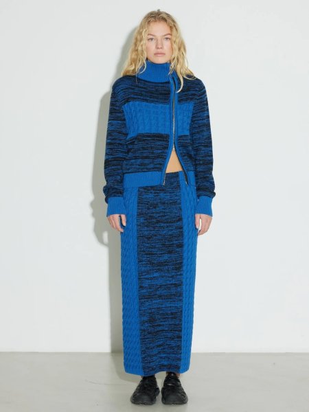 画像3: HOSBJERG - Pixie Skirt  ケーブルニットマキシスカート (3)