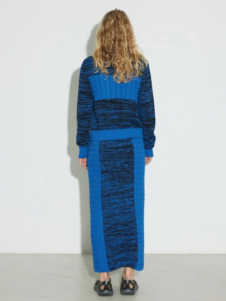 画像6: HOSBJERG - Pixie Skirt  ケーブルニットマキシスカート (6)