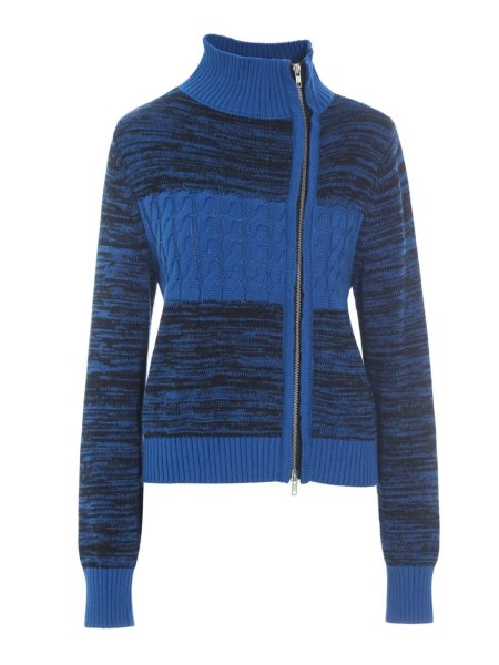 画像2: HOSBJERG - Pixie Zipper Turtleneck  ジップアップケーブルニットカーディガン (2)