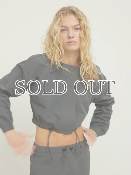 画像3: 【60%OFF】［HOSBJERG］ Philadelphia Jacket フィラデルフィアクロップジャケット - Grey (3)