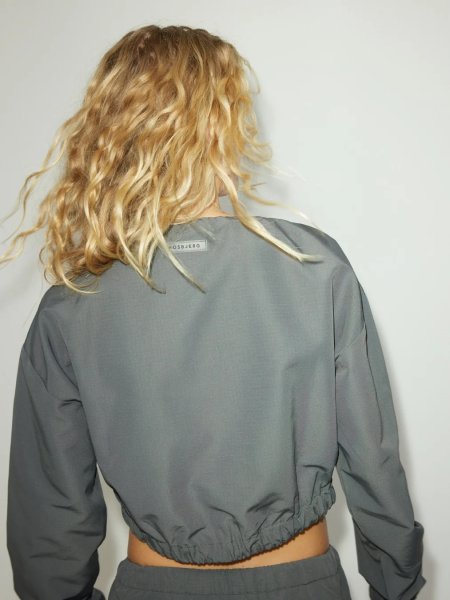 画像5: HOSBJERG - Philadelphia Jacket フィラデルフィアクロップジャケット - Grey (5)