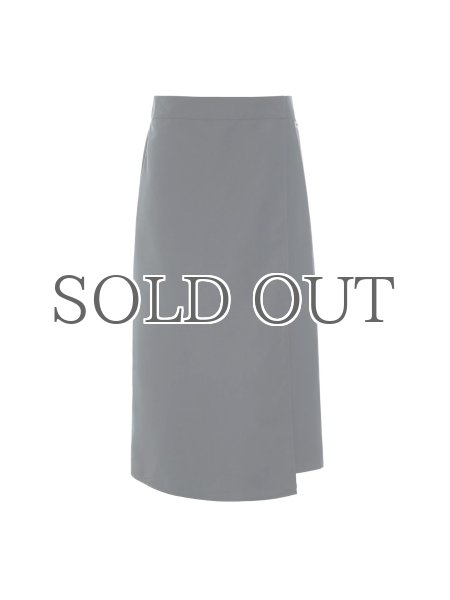 画像2: HOSBJERG - Philadelphia skirt ペンシルラップスカート - Dark Grey (2)