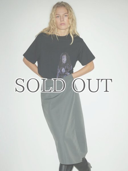 画像3: HOSBJERG - Philadelphia skirt ペンシルラップスカート - Dark Grey (3)