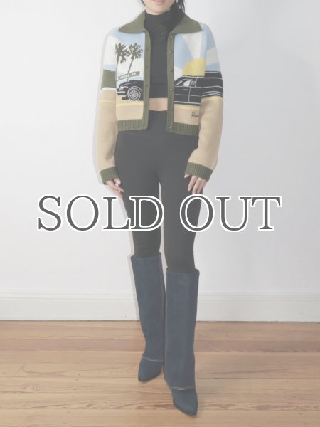 画像13: ［HOUSE OF SUNNY］Pretty Woman Tripper ジャガードニットカーディガン (13)
