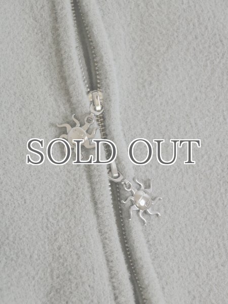 画像14: ［HOUSE OF SUNNY］Chunky Rib Peggy  ジップアップニットカーディガン - School Grey (14)