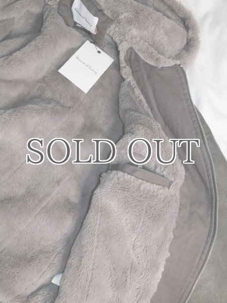 画像17: ［HOUSE OF SUNNY］Vegan Leather Hoodie Jacket  ヴィーガンレザーフーディジャケット - Dark Grey (17)