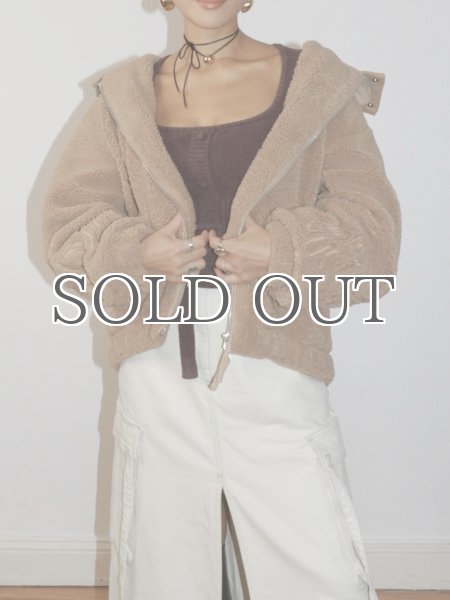 画像14: HOUSE OF SUNNY - FREE FALLIN' FLEECE  フード付きフリースジャケット (14)