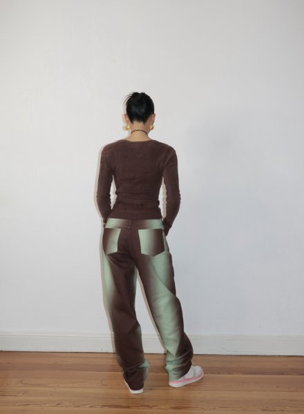 画像13: ［HOUSE OF SUNNY］ THE LOUNGE TOP  ラウンジニットトップ - Brown (13)