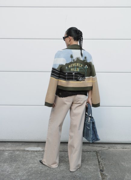 画像5: ［HOUSE OF SUNNY］Pretty Woman Tripper ジャガードニットカーディガン (5)